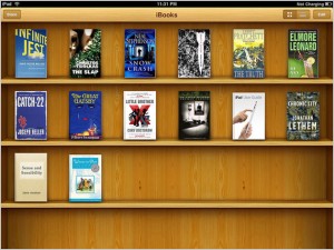 Apple "Bookshelf" = skeuomorphism