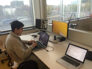User testing at Usability Lab